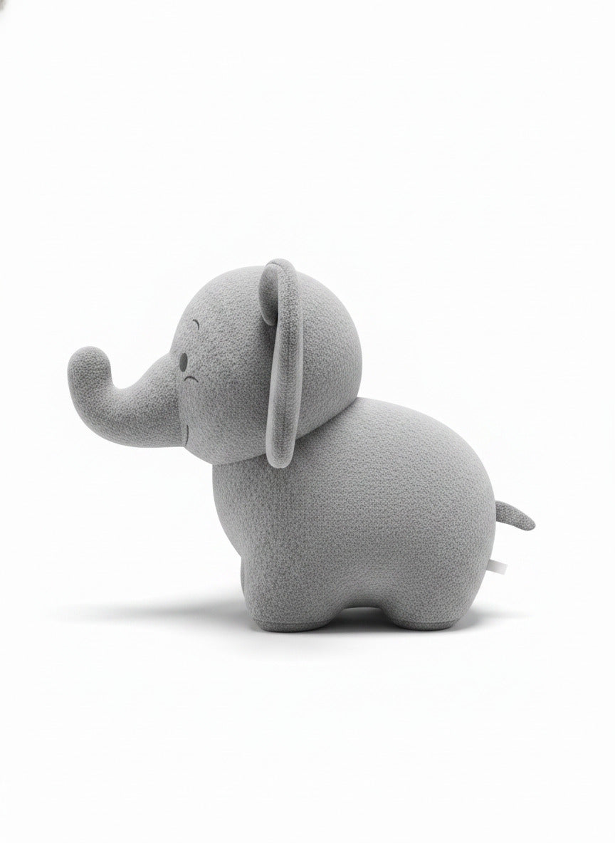 Grey Elephant Plush