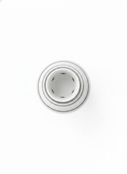 White Bath Cup Toy Set