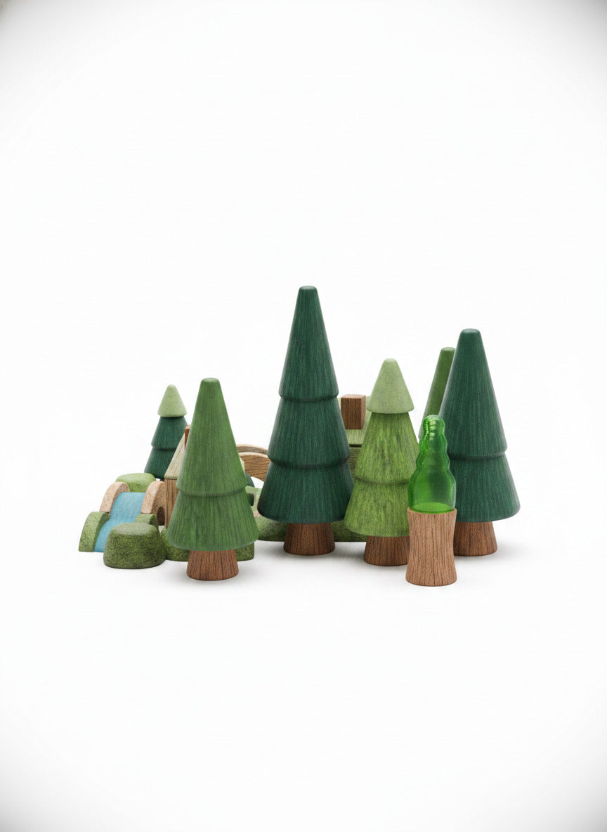Green Nature Block Set