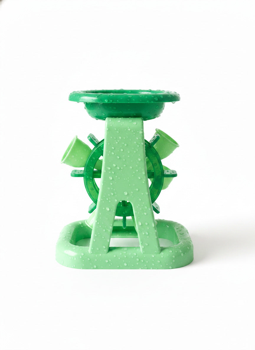 Green Water Wheel Bath Toy